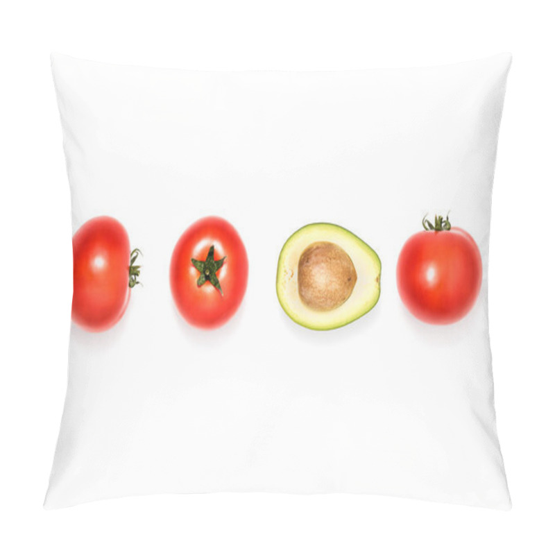 Personality  Tomatoes And Half Of Avocado Pillow Covers