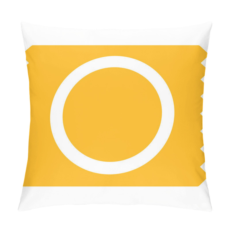 Personality  Condom Pack Flat Icon Pillow Covers