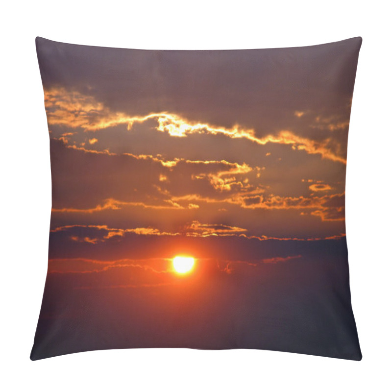 Personality  Burning Sunset Pillow Covers