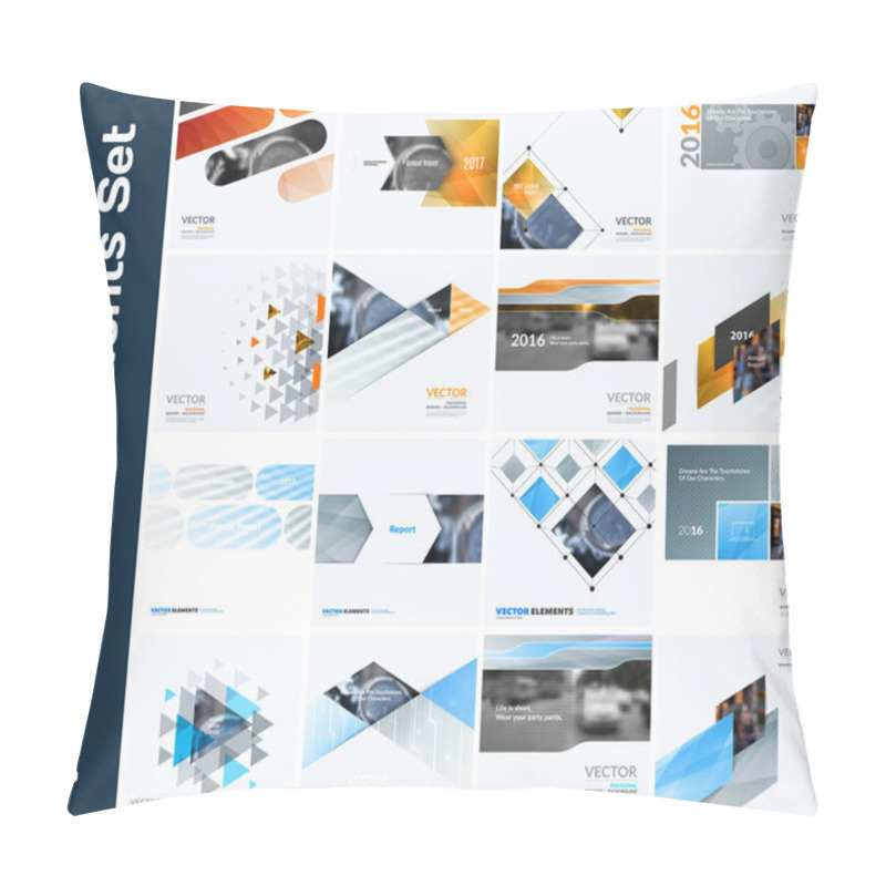 Personality  Business Vector Design Elements For Graphic Layout. Modern Abstr Pillow Covers