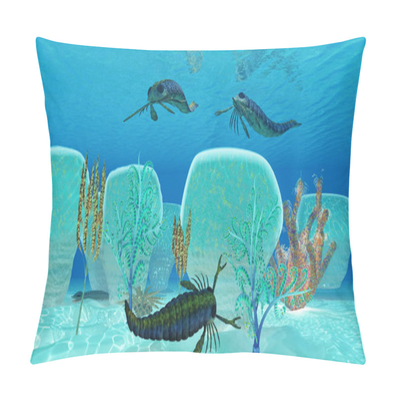 Personality  Pterygotus Was A Carnivorous Sea Scorpion That Lived In The Silurian And Devonian Periods. Pillow Covers