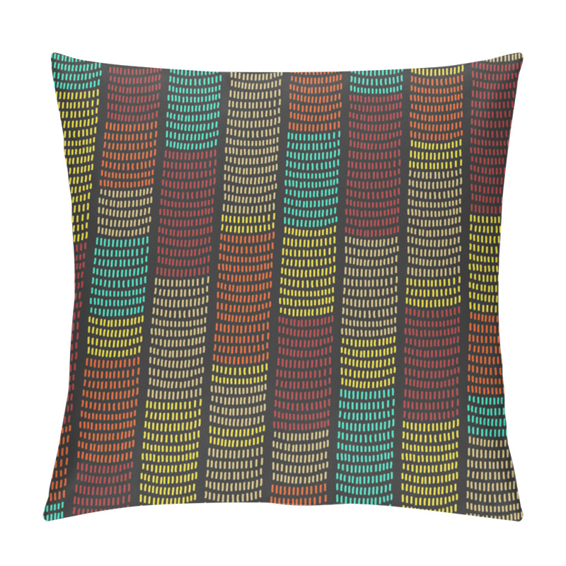 Personality  Bright Traditional African Ornament. Seamless Vector Pattern. Pillow Covers