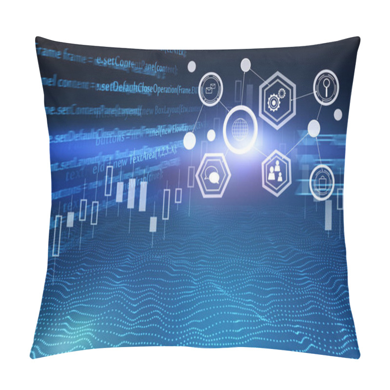 Personality  Creative HTML Backdrop Pillow Covers