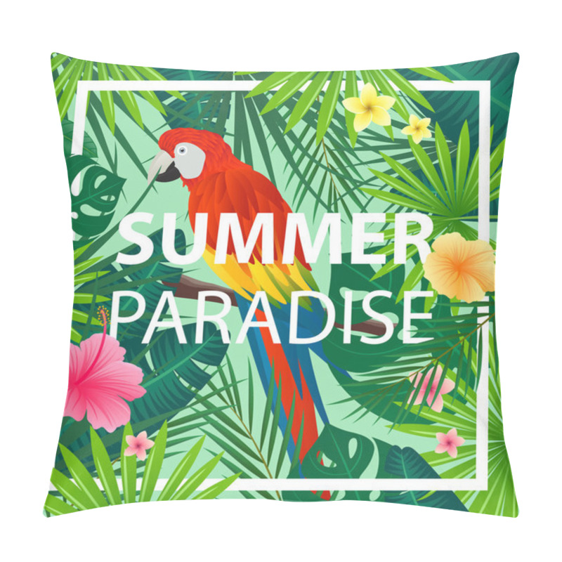 Personality  Vector Tropical Background Pillow Covers