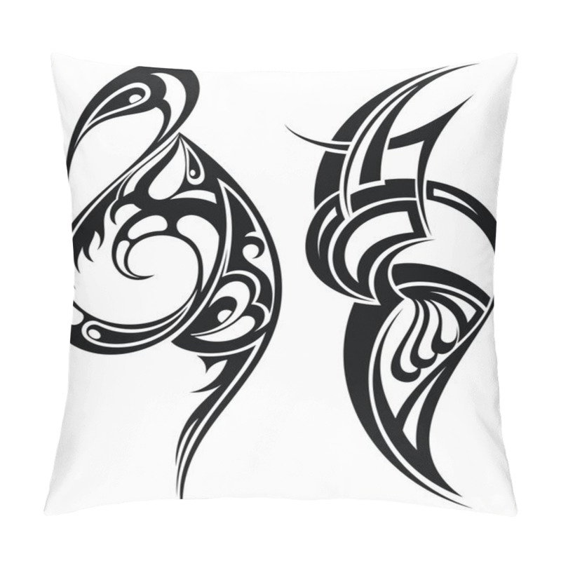 Personality  Tattoo Design Pillow Covers