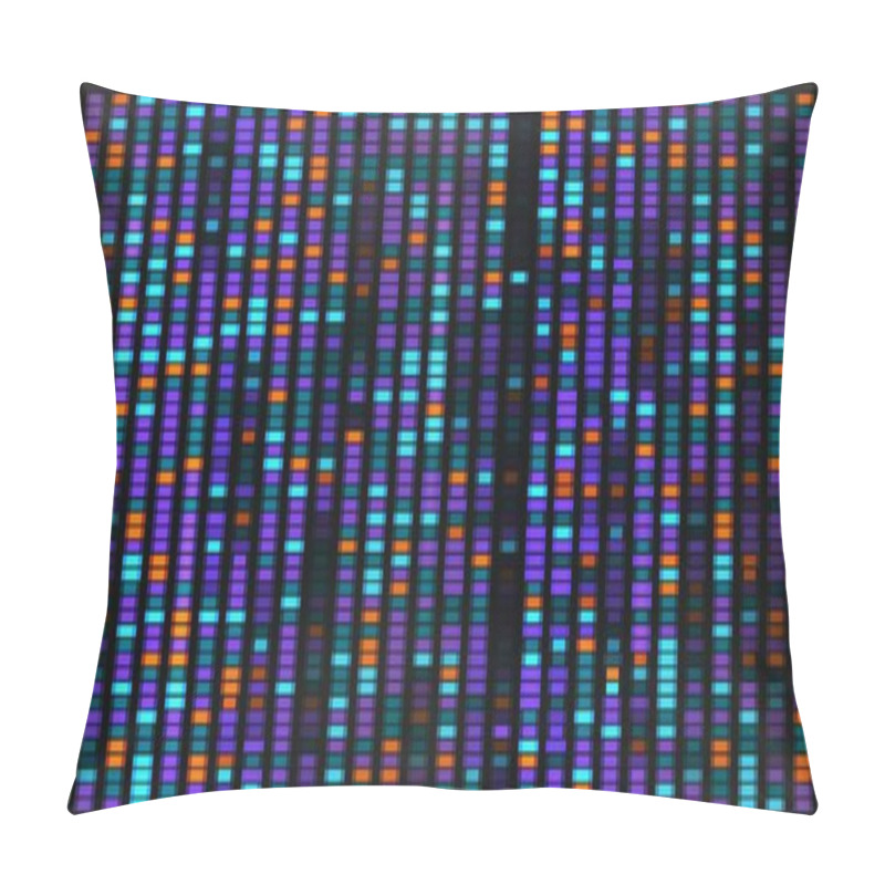 Personality  Dna Sequencing Vector Map. Genetic Chromosome Data Visualization With Pattern Background. Abstract Gene Graphic Architecture For Infographic Analytics. Research Marker Profile Mapping Wallpaper Pillow Covers