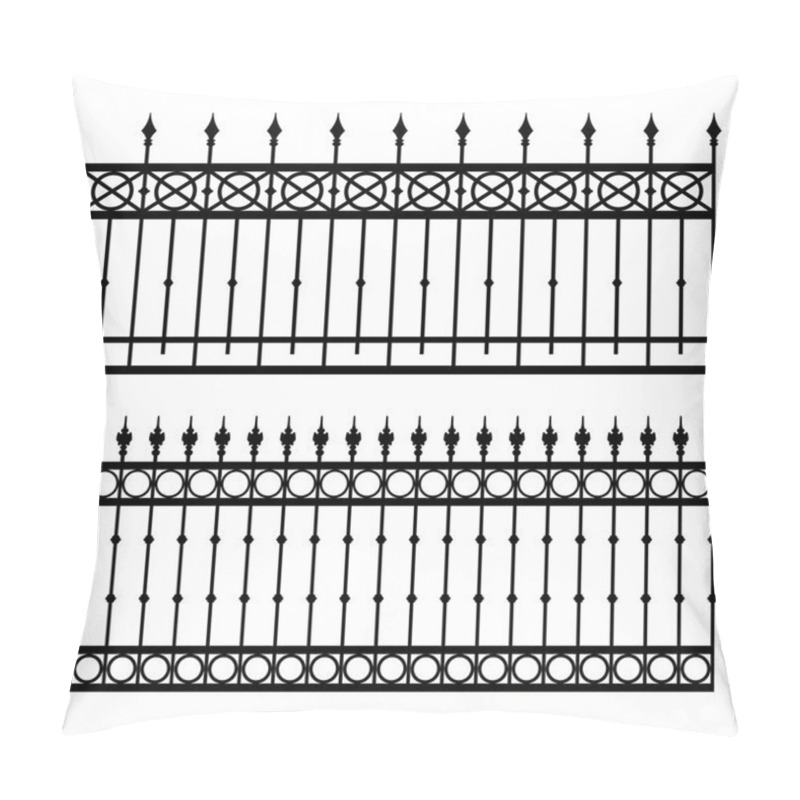 Personality  Iron Fence Pillow Covers