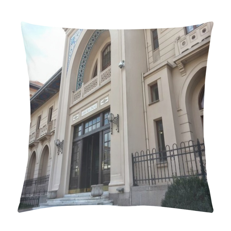 Personality  Ankara, Turkey, March 10, 2015, Ankara Palas A Timeless Symbol Of Elegance And Heritage, Bridging The Past And Future With Its Ottoman-Revival Architecture And Cultural Grandeur In The Heart Of Turkey Pillow Covers