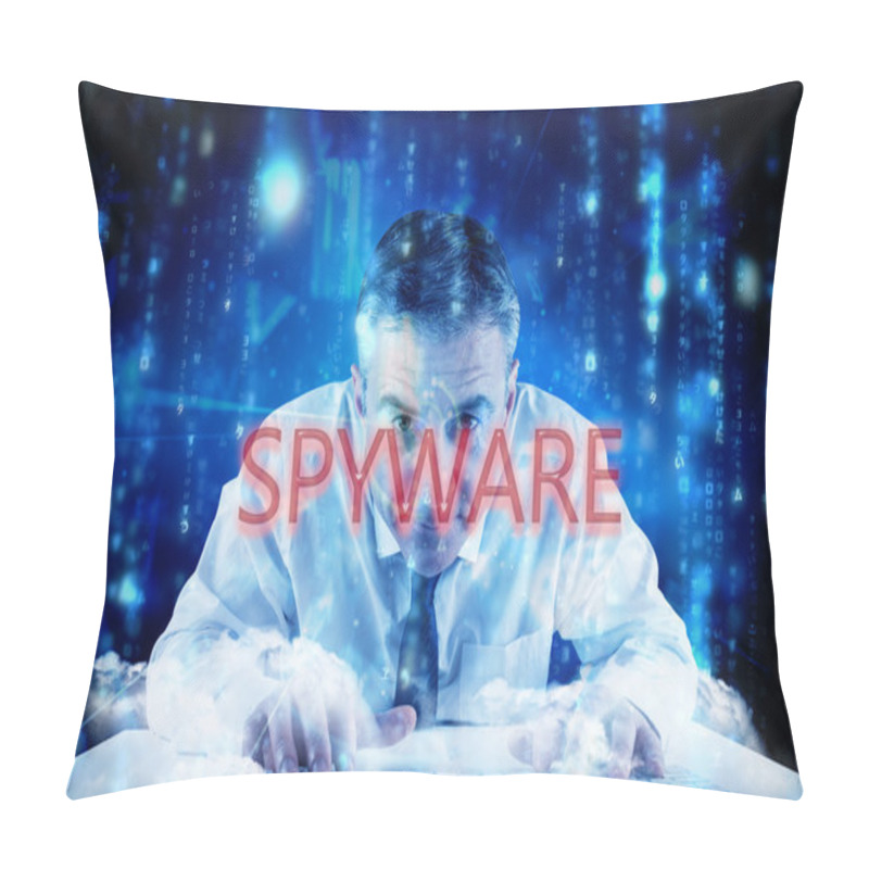 Personality  Word Spam And Mature Businessman Pillow Covers