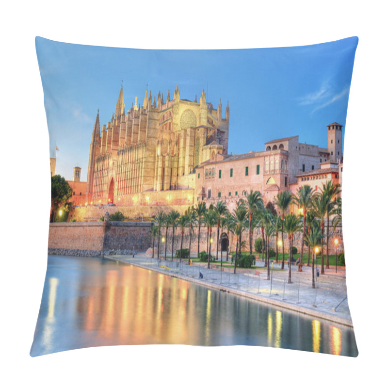 Personality  Cathedral Of Palma De Majorca Pillow Covers