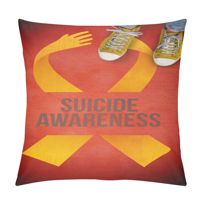 Personality  Casual Shoes And Suicide Awareness Pillow Covers