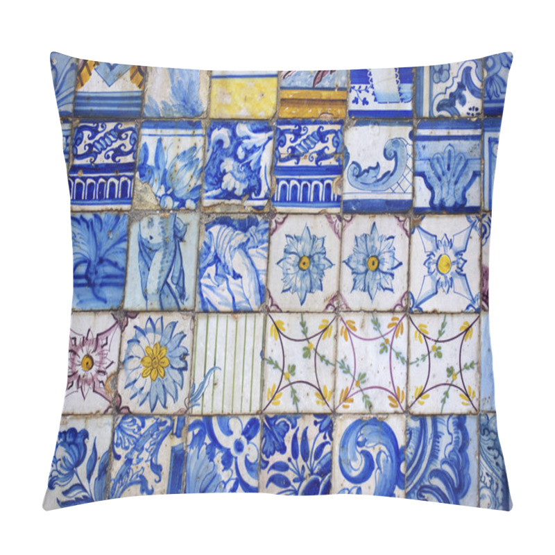 Personality  Typical Portuguese Tiles Pillow Covers