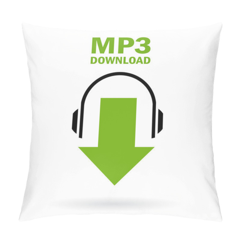 Personality  Mp3 Download Icon Pillow Covers