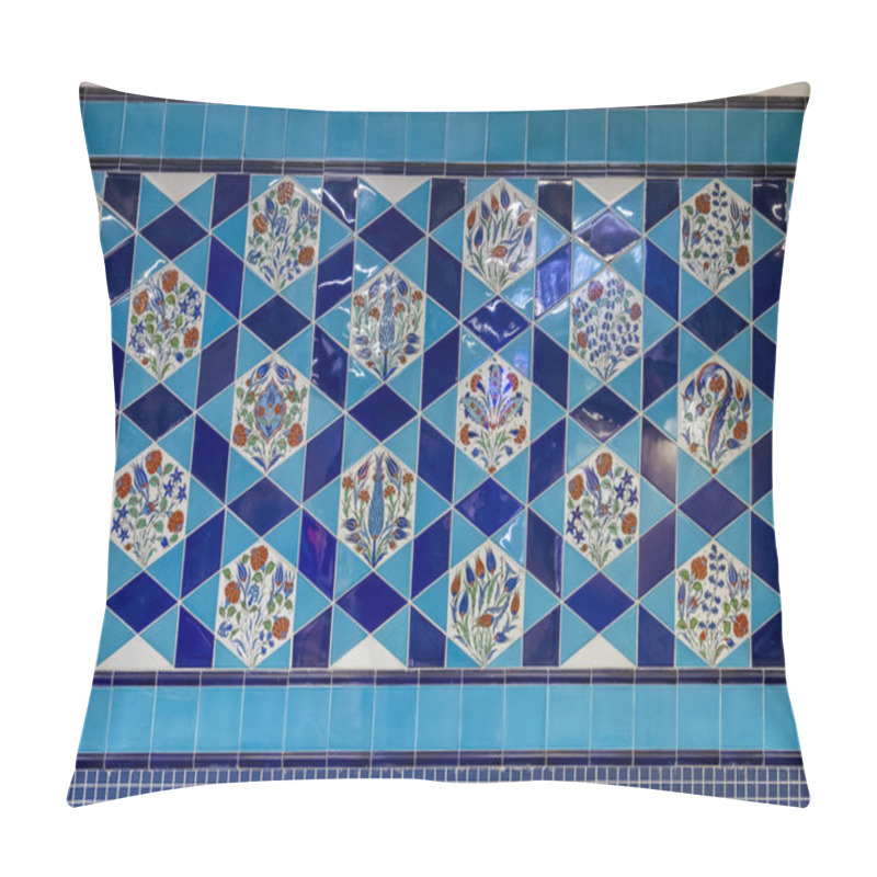 Personality  Turkish Tiles, Architectural Detail Pillow Covers