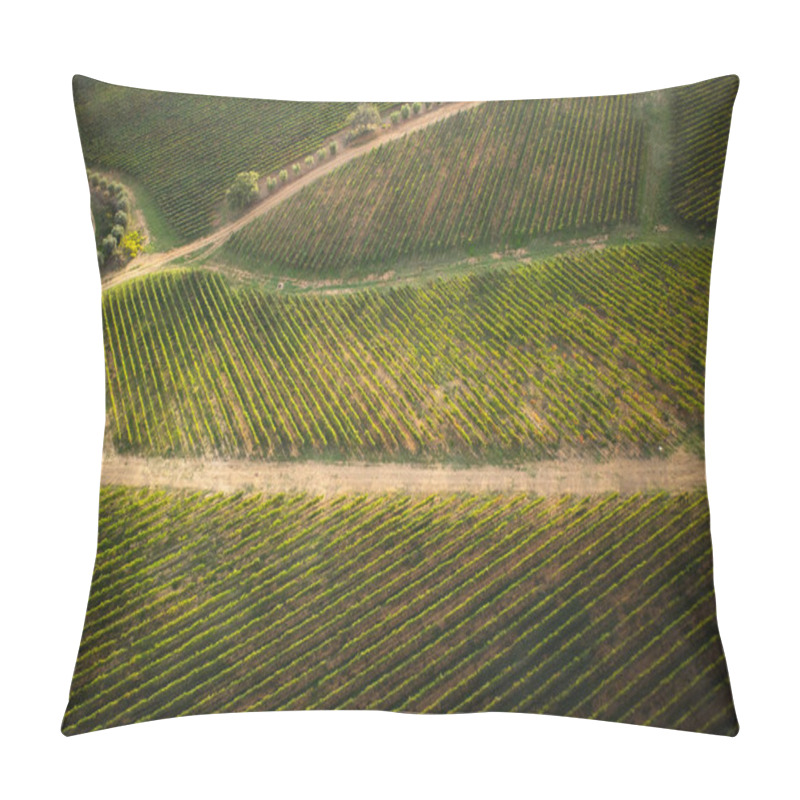 Personality  Tuscany The Cultivation Of Grapes Pillow Covers