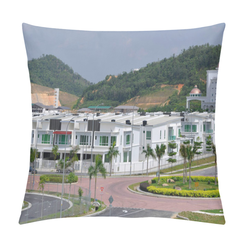 Personality  Modern Design Double Story High Cost Terrace House In Seremban, Malaysia.   Pillow Covers