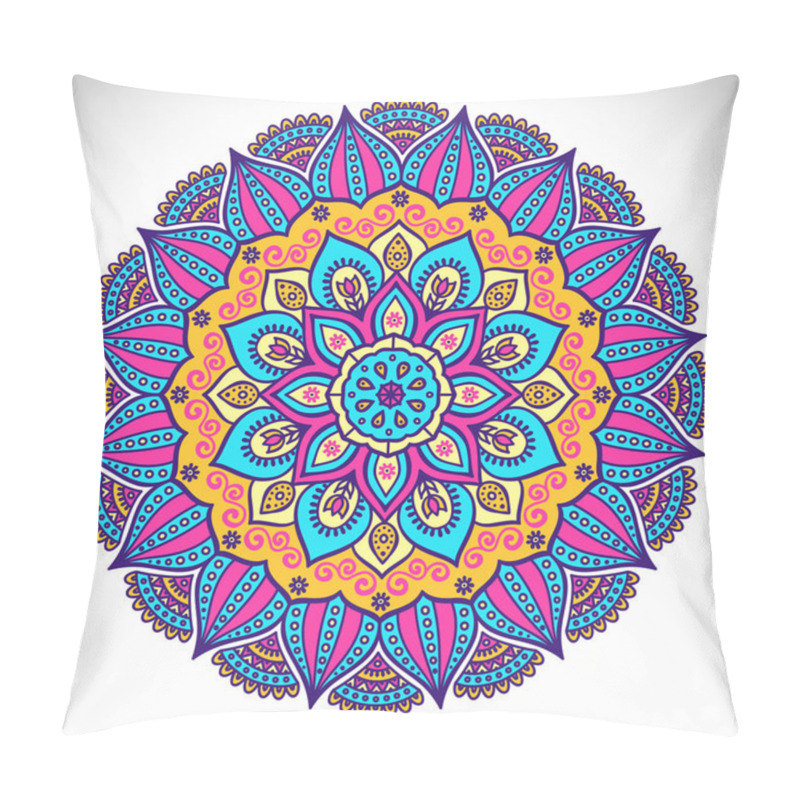 Personality  Vector Indian Mandala Pillow Covers