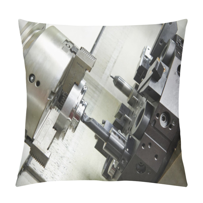 Personality  Metal Boring Process On Machine Tool Pillow Covers