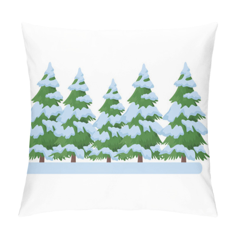 Personality  Pine Trees Icons Pillow Covers