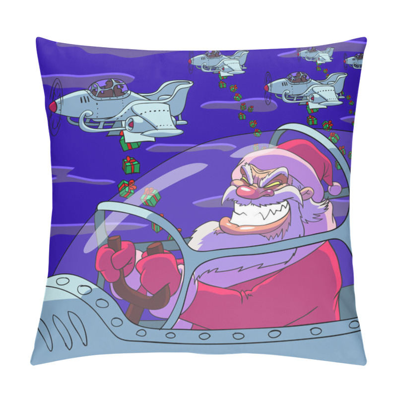 Personality  Christmas Gift Bombing Pillow Covers