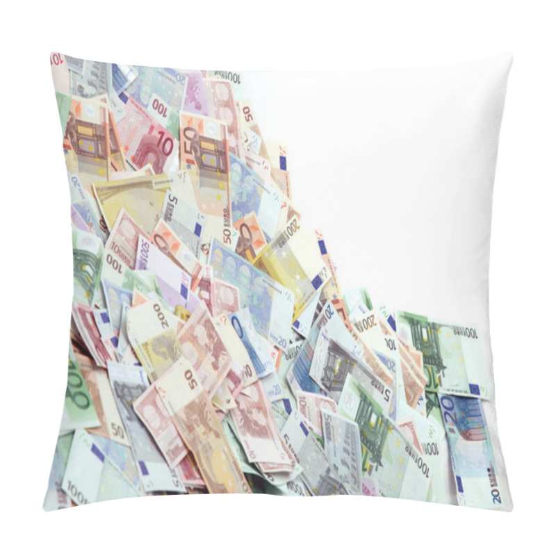 Personality  A Large Pile Of Euro Notes Pillow Covers