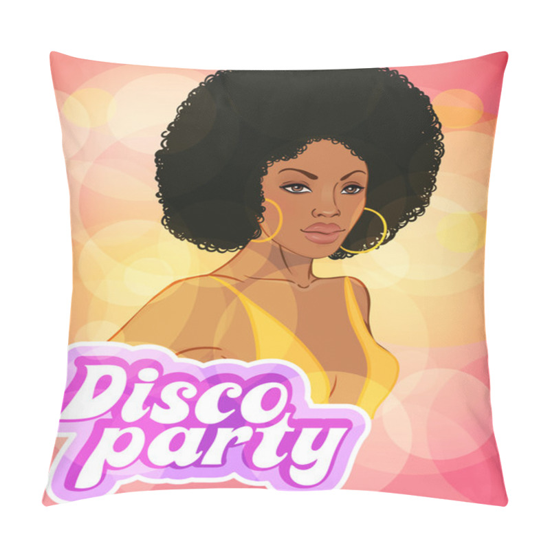 Personality  Disco Party Invitation Design Template Pillow Covers