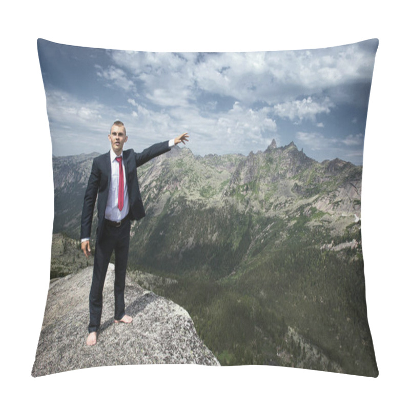 Personality  Portrait Of A Young Man Pillow Covers