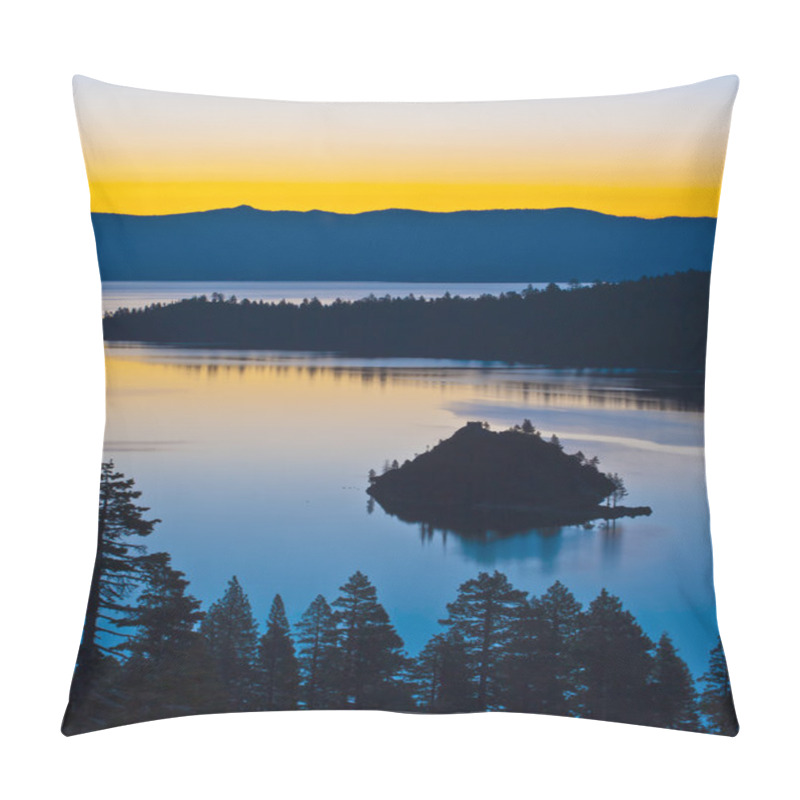 Personality  Emerald Bay California Sunrise Pillow Covers