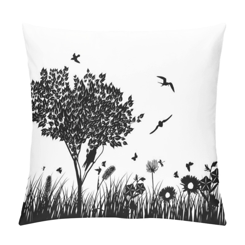 Personality  Meadow Silhouettes Pillow Covers