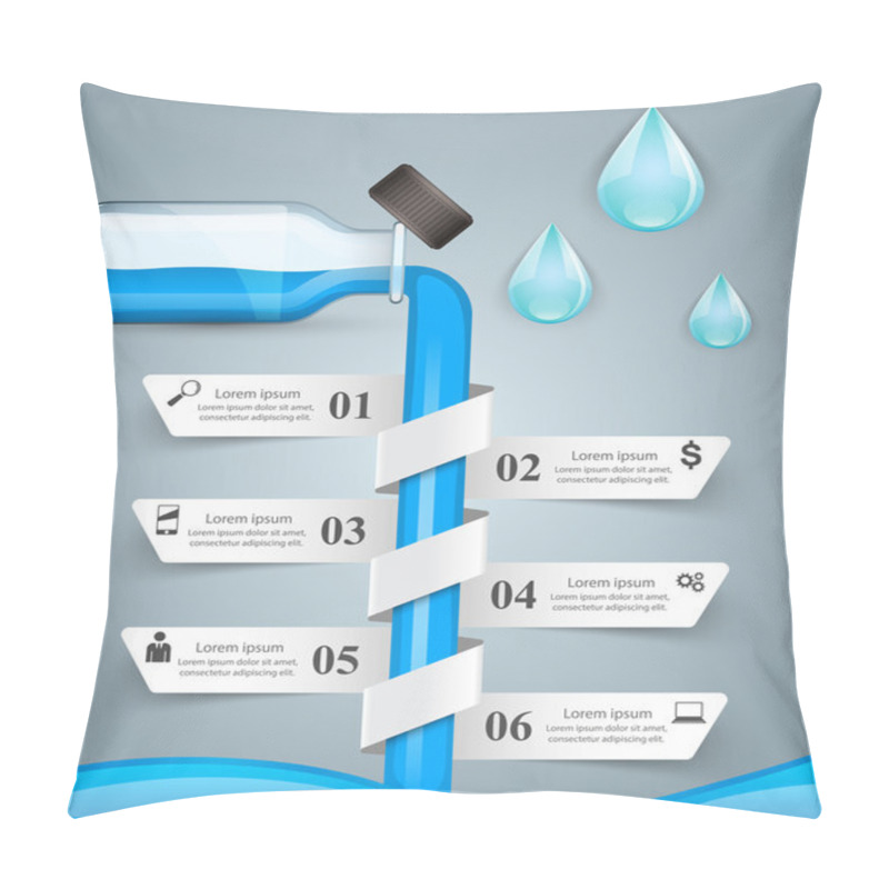 Personality  Business Infographics. Medicine Bottles,  Recipe Icon. Pillow Covers