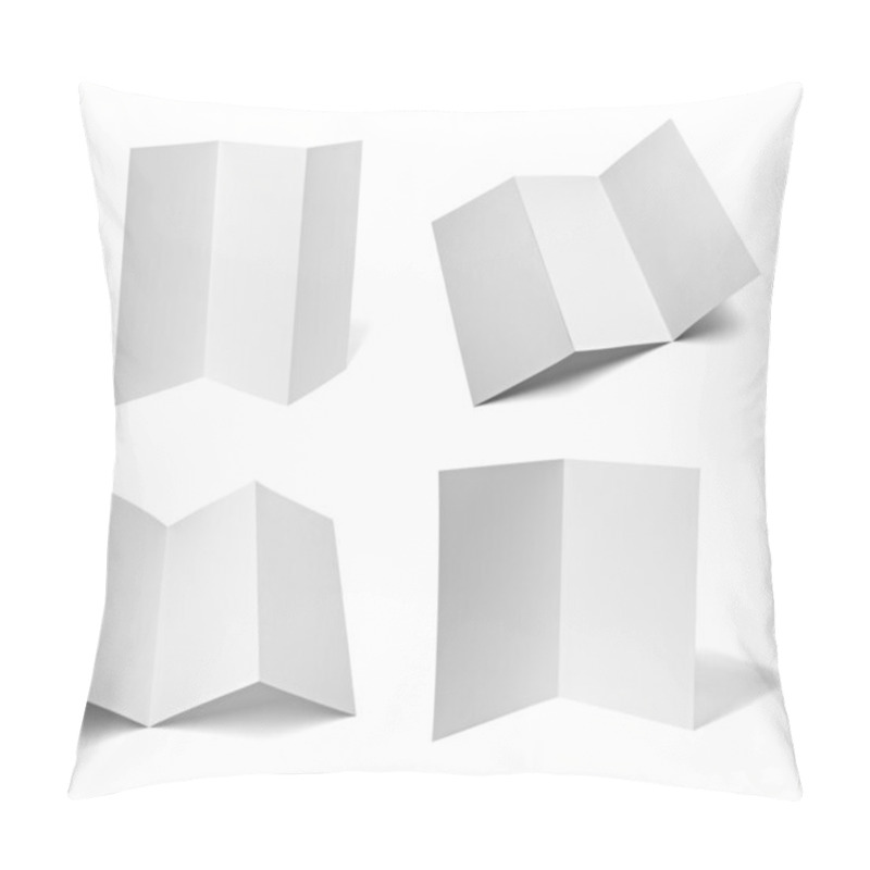 Personality  Leaflet White Blank Paper Template Pillow Covers