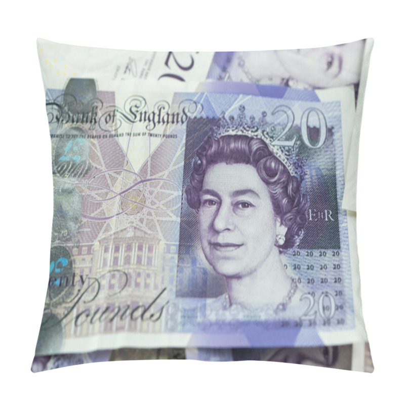 Personality  Twenty Pound Banknotes Pillow Covers