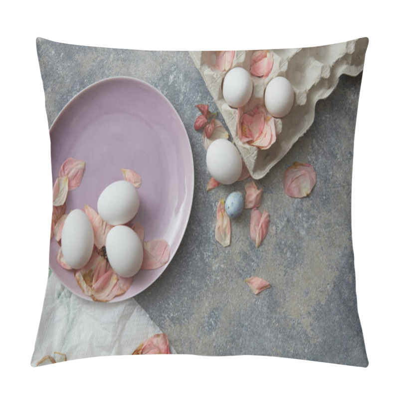 Personality  Chicken Eggs On Plate Pillow Covers