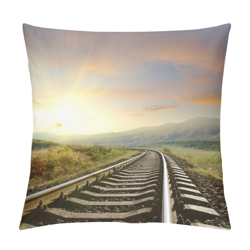 Personality  Railroad Pillow Covers