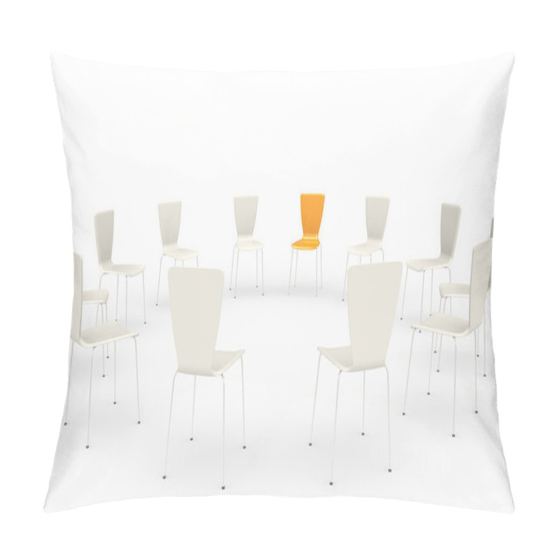 Personality  Chairs In A Circle Pillow Covers