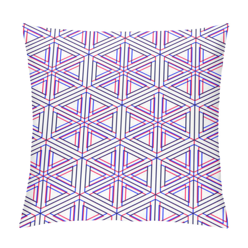 Personality  Geometric Seamless 3d Pattern Pillow Covers