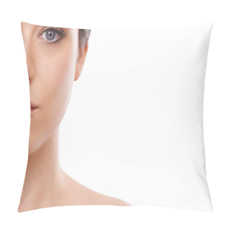 Personality  Beauty Personified. A Cropped Image Of A Lovely Young Woman Looking At The Camera Pillow Covers