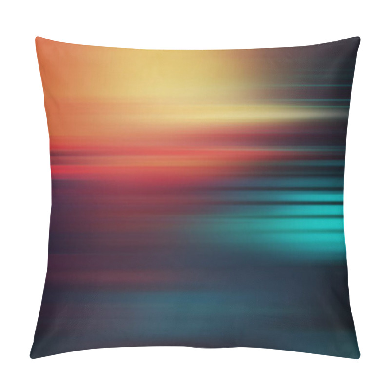 Personality  Abstract Motion Blur Backgrounds. Illustraton. Pillow Covers