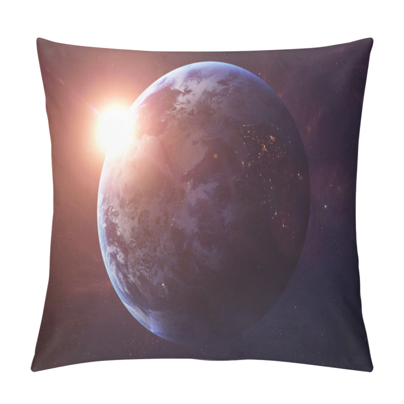 Personality  The Earth Shot From Space Showing All They Beauty. Extremely Detailed Image, Including Elements Furnished By NASA. Other Orientations And Planets Available. Pillow Covers