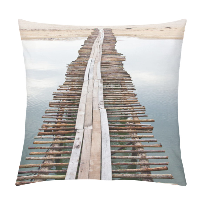 Personality  Wooden Bridge Pillow Covers