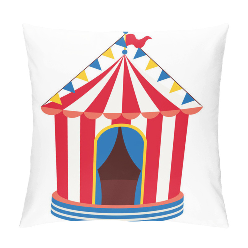 Personality  Vector Illustration Of Circus Pillow Covers