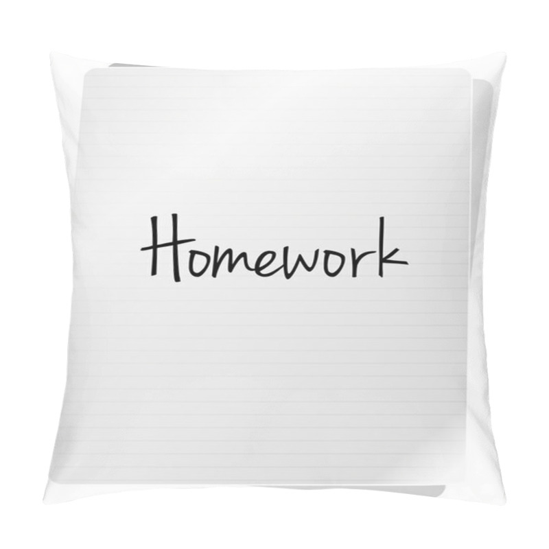 Personality  Homework Pillow Covers