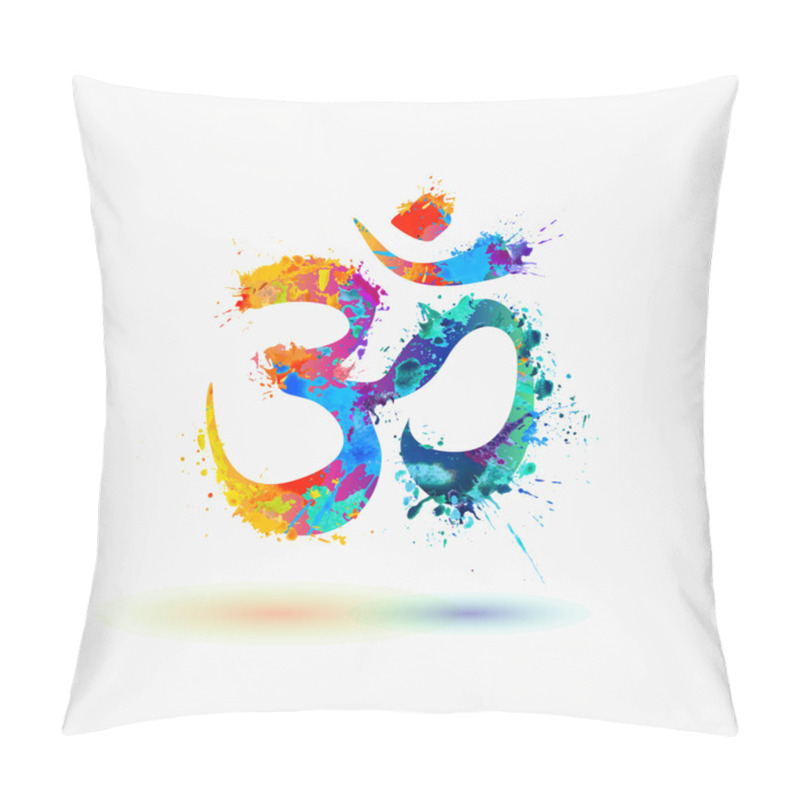 Personality  Om. Hindu Lucky Symbol Pillow Covers