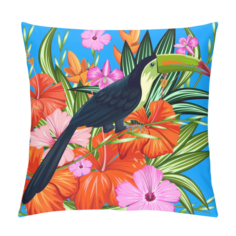 Personality  Exotic Tropical Background Pillow Covers