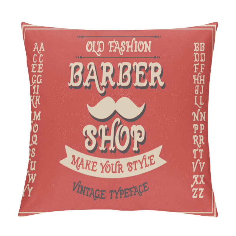 Personality  Barbershop Man Style Pillow Covers