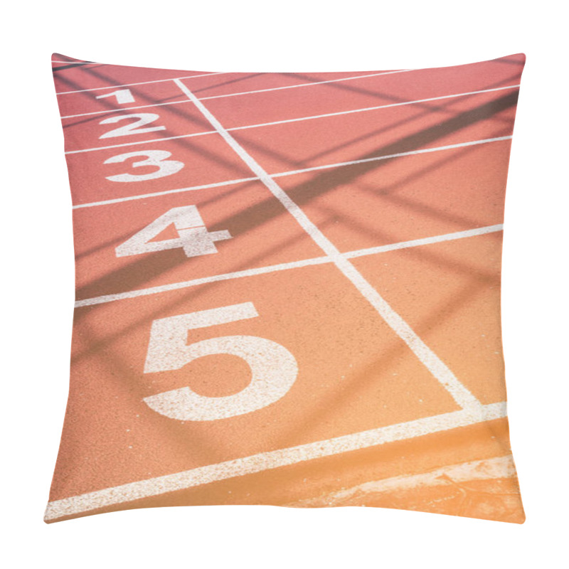 Personality  Running Track Number Pillow Covers