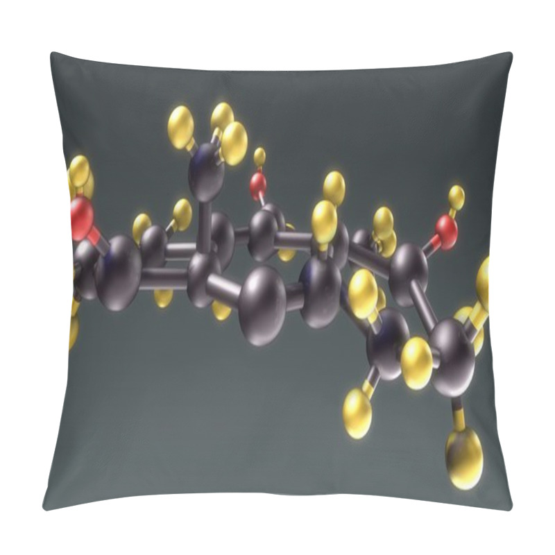 Personality  Human Hormones Structure Pillow Covers