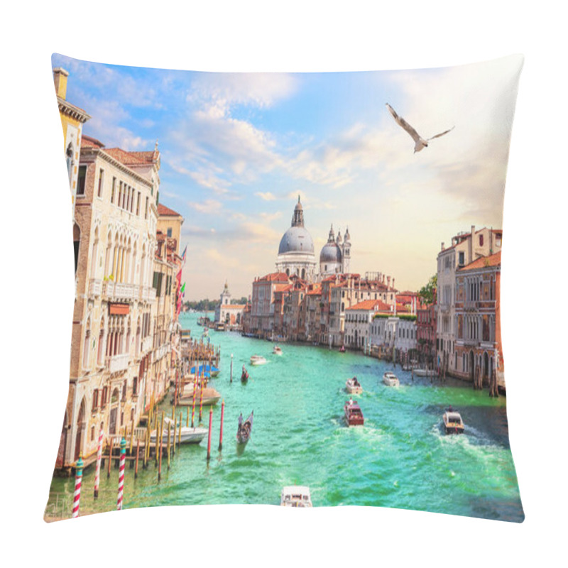 Personality  Venice Grand Canal, View Of The Lagoon Near Santa Maria Della Salute, Italy Pillow Covers