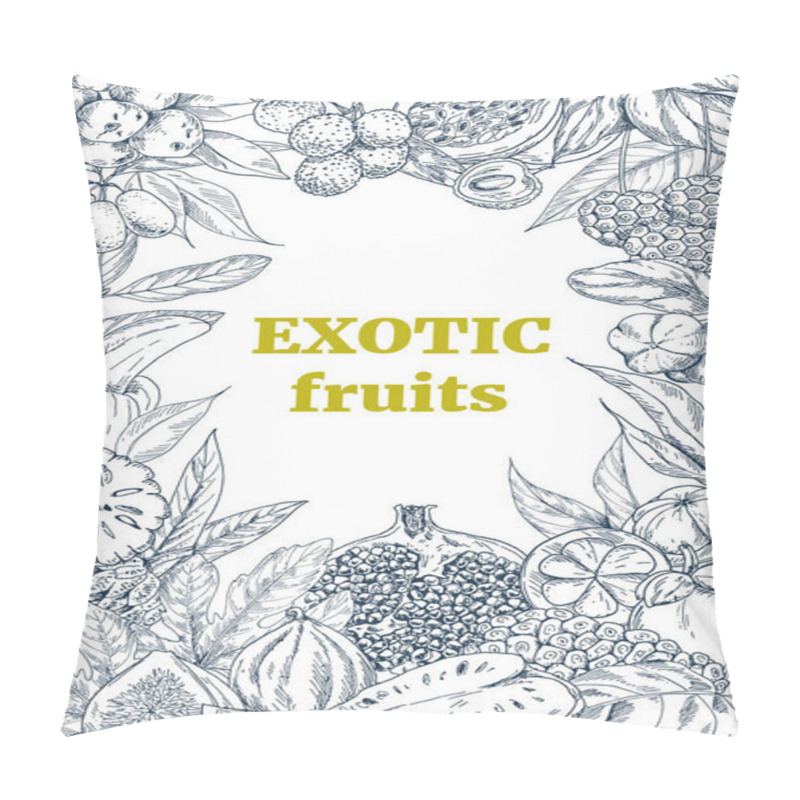 Personality  Exotic Fruits, Vertical Frame Pillow Covers