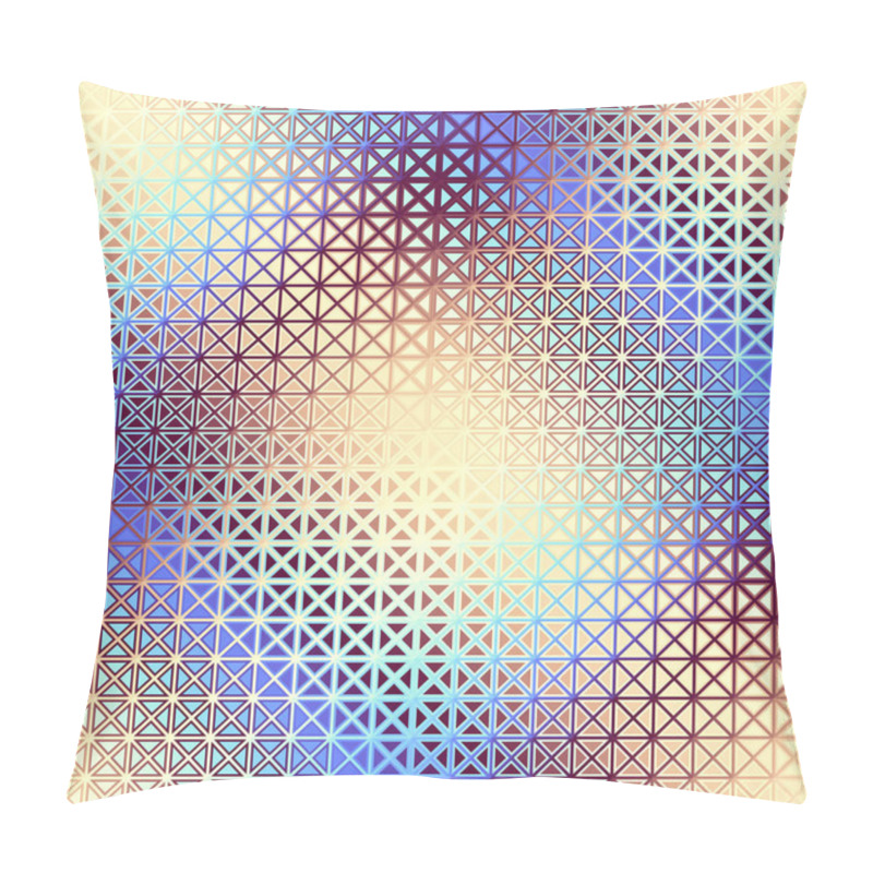 Personality  Geometric Abstract Pattern Moire Overlay Style. Abstract Square Texture Pillow Covers